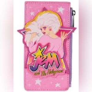 NWT Jem and the Holograms Loungefly Card Holder- hard to find. Sold out all over